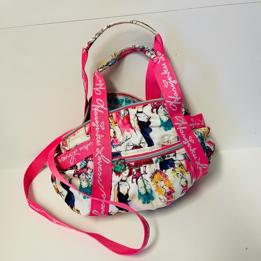Harajuku Lovers Water Color Girls Small Cross Body Bag